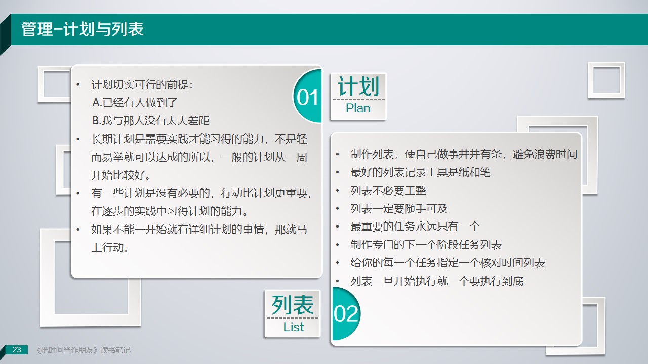 《把时间当朋友》读书笔记PPT范文/PPT案例-undefined
