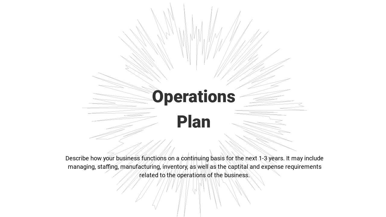 极简艺术文创空间运营体融资商业计划书模板-Operations Plan