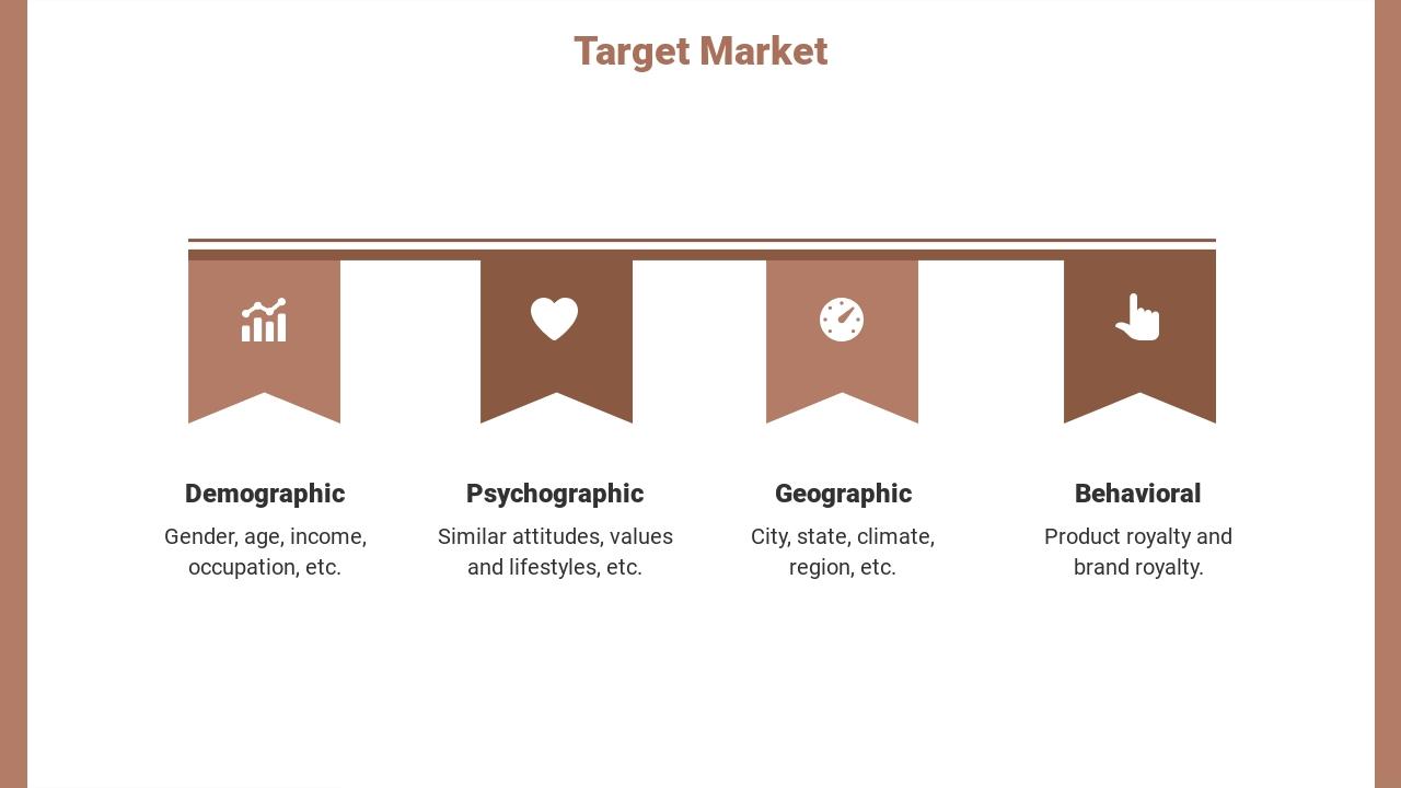 美食餐饮市场营销方案英文PPT模板-Target Market